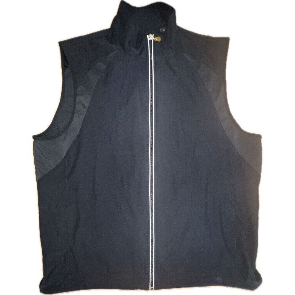 Callaway Warbird Golf Vest Dark Navy Size Large Cinch‎ Drawstring Waist Pockets